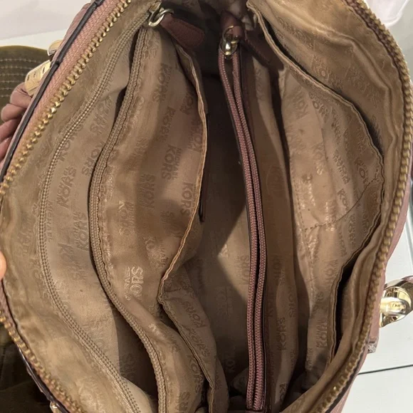 Michael Kors Chocolate Brown Shoulder Bag - Picture 2 of 3